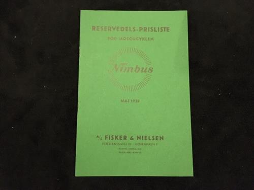 Nimbus 1935 Spare parts catalog