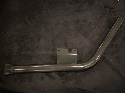 8073-3 Exhaust pipe with tail enamel