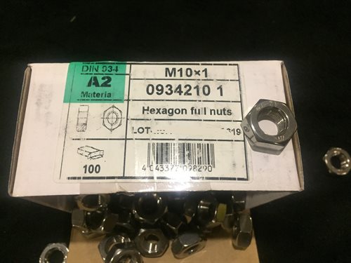 7260 Nut 10x1 RF