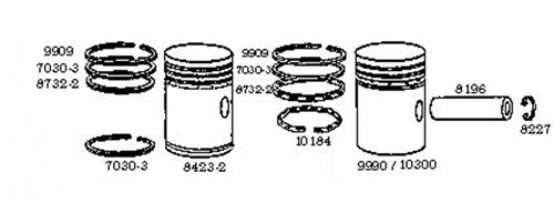 8196 piston pin 1A